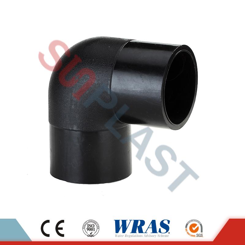 HDPE Butt Fusion 90 độ khuỷu tay